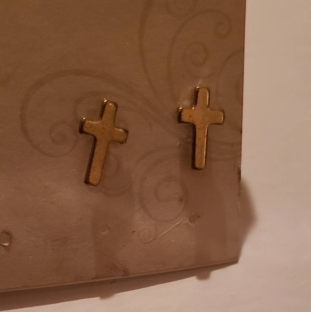 Cross earrings